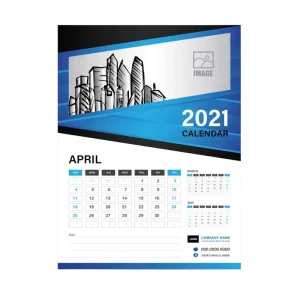 Cetak Kalender Meja Custom Desain Brand