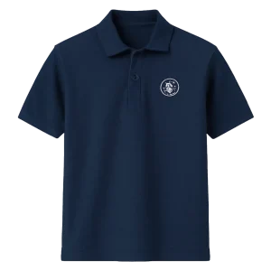 Kaos polo custom dengan logo perusahaan untuk souvenir dan promosi