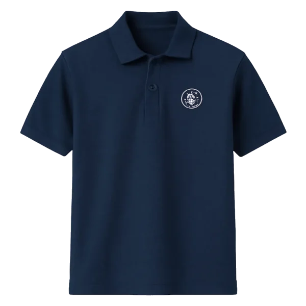 Kaos polo custom dengan logo perusahaan untuk souvenir dan promosi