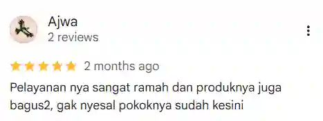 testimoni merchandise tas custom bogor terbaik